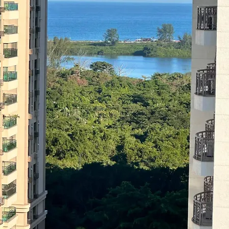 Flat na Barra da Tijuca - Premium - Com Cozinha, Microondas, Estacionamento, Balsa para Praia, Academia, Muito lindo, Confortável e Aconchegante-2